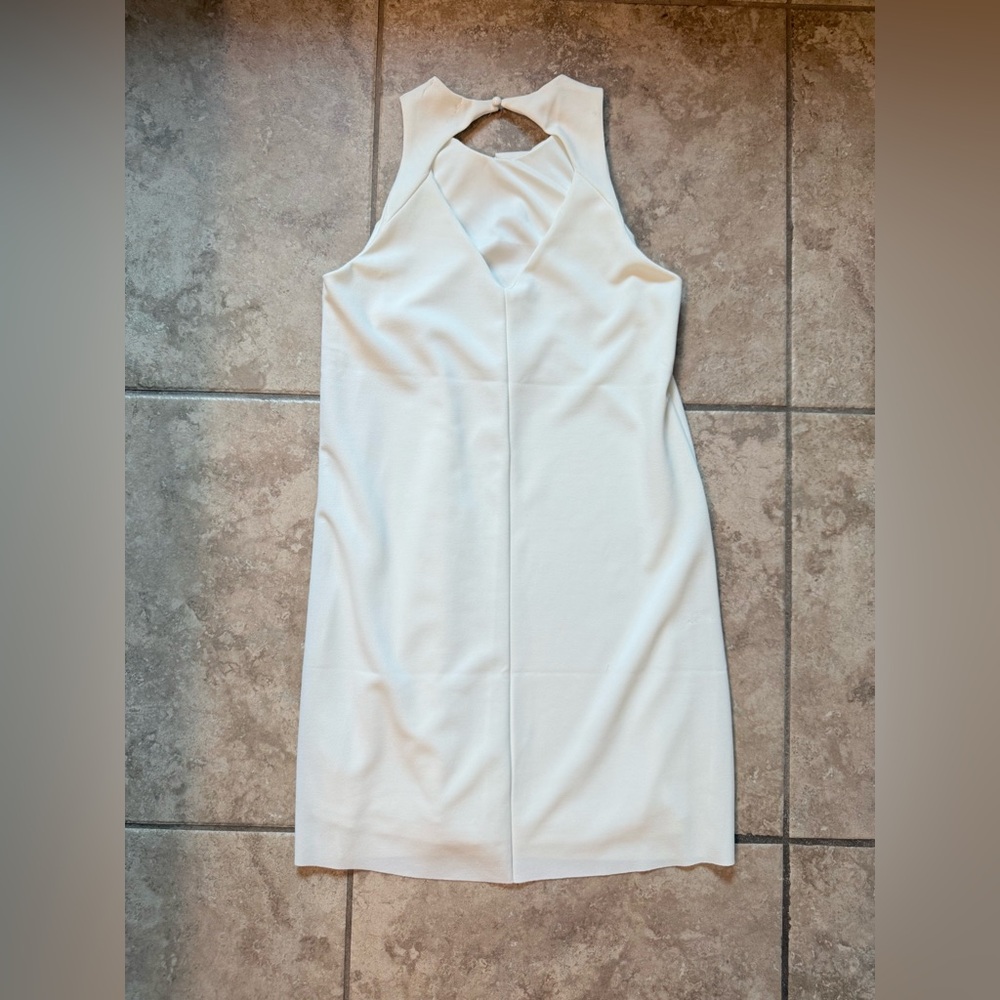 Francesca’s Miami Ivory Ruffle Mini Dress - Picture 3 of 3